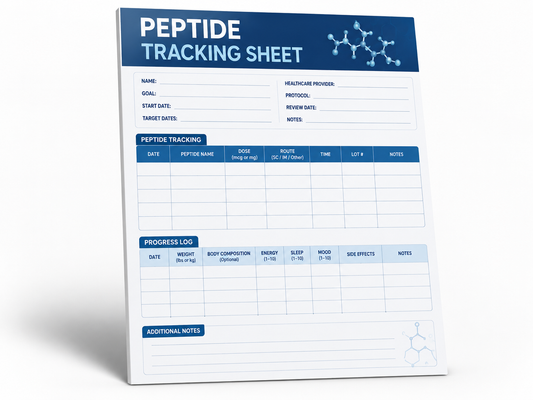 Peptide Tracking Sheet